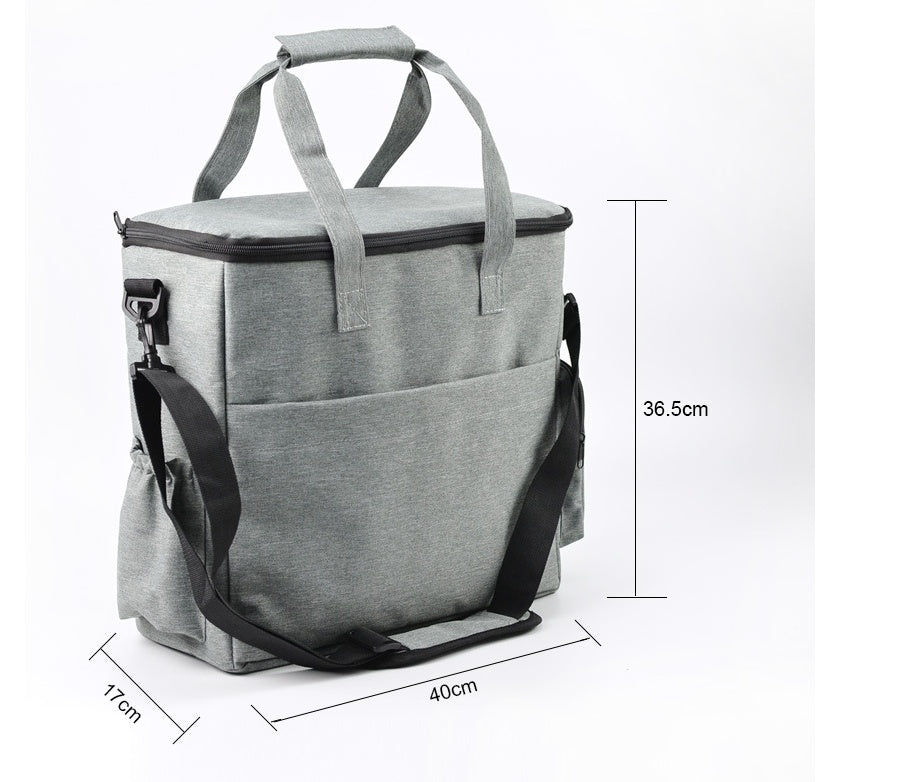 Pet Travel Carrying Bag with Snack Storage & Collapsible Bowl