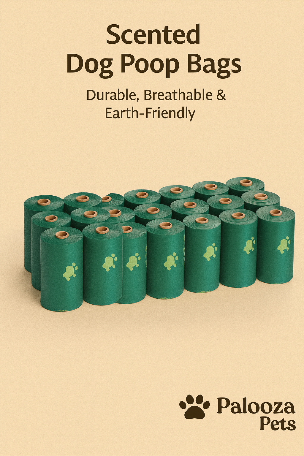 Thick Dog Poop Waste Bags Refill Rolls 270PCS Lavender Scented Biodegradable