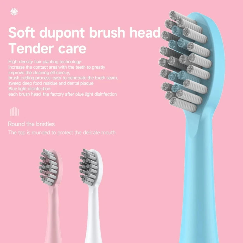 Electric Toothbrush for Adults Soft DuPont Bristle Portable Battery Toothbrush IPX7 Waterproof Intelligent Effective Oral Care