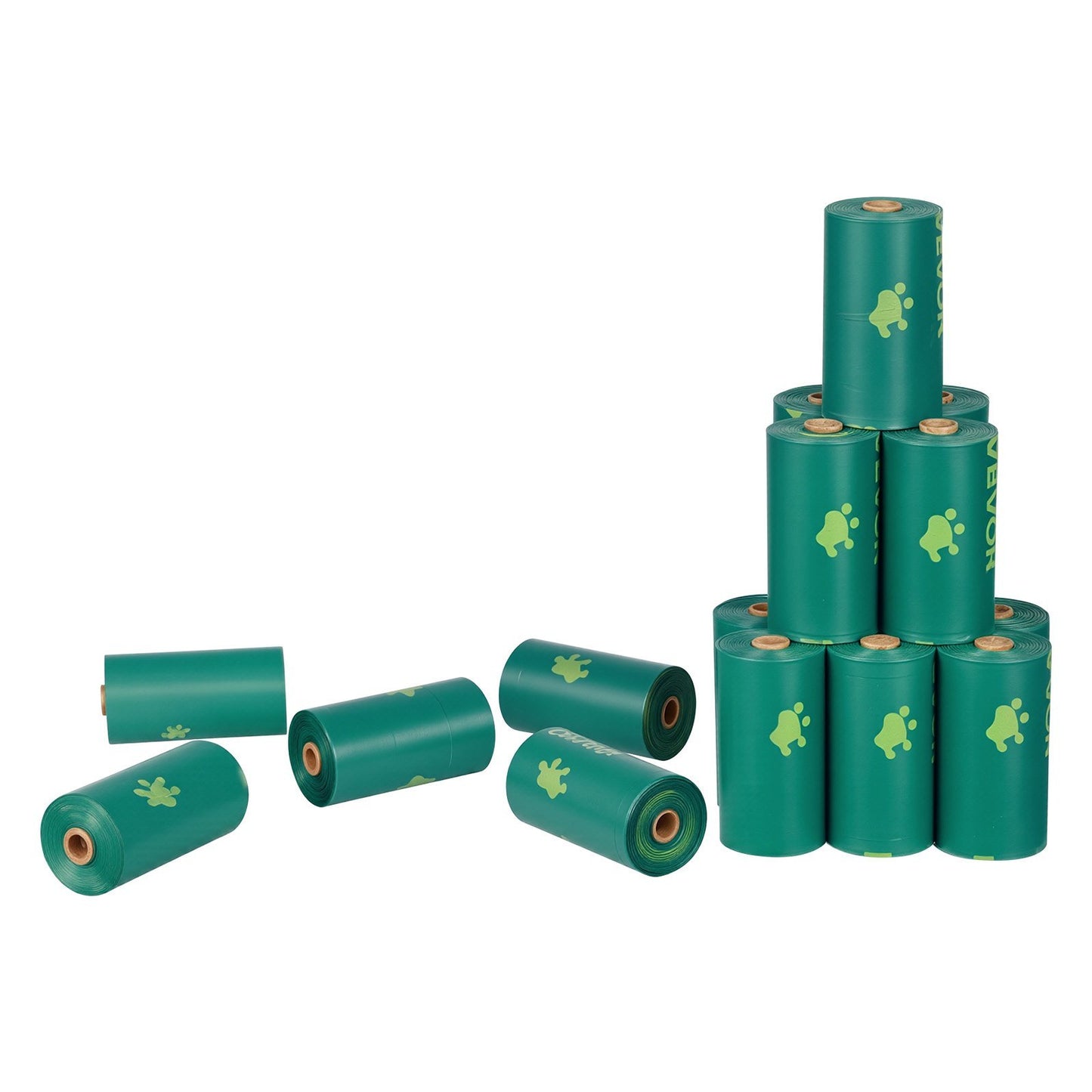 Thick Dog Poop Waste Bags Refill Rolls 270PCS Lavender Scented Biodegradable - Palooza Pets