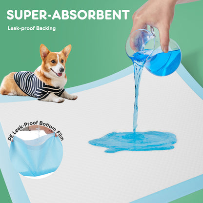 Puppy Pads, Leak-proof Quick-drying Disposable Dog Pads, Absorbent Dog Pee Pads - Palooza Pets