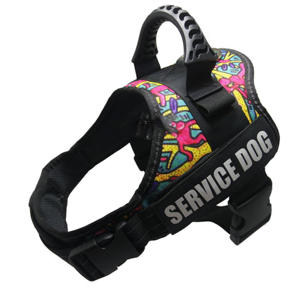 K9 Harness For Dogs Reflective Adjustable Pet Dog Harnesses Vest Dog Collar For Husky Shepherd Small Medium Large Dogs Supplies - Palooza Pets