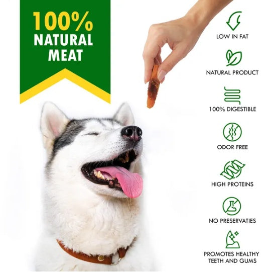 Dog Sweet Potato Wrapped With Chicken Pet Natural Chew Treats Grain Free Organic Meat Human Grade Dried Snacks In Bulk For Training For Small & Large Dogs Sweet Potato - Palooza Pets