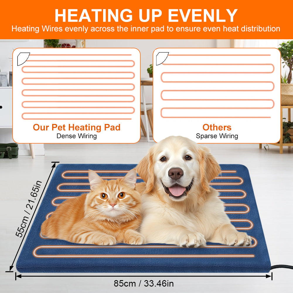 Electric Pet Heating Pad – Smart Temperature Control & Cozy Comfort - Palooza Pets