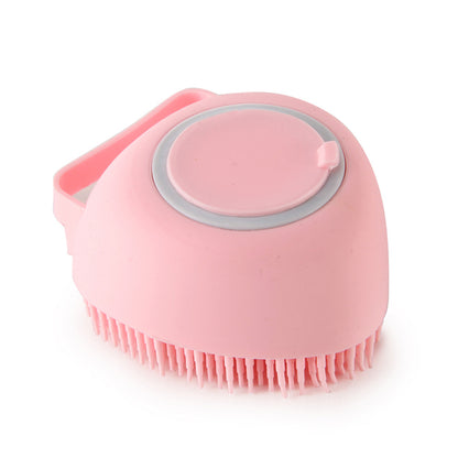 Silicone Dog Bath Massage Gloves Brush Pet Cat Bathroom Cleaning Tool Comb Brush For Dog Can Pour Shampoo Dog Grooming Supplies - Palooza Pets