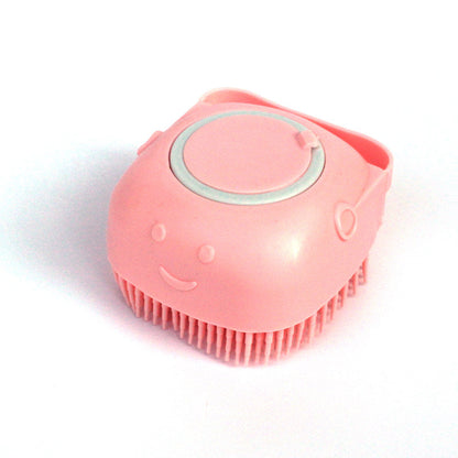 Silicone Dog Bath Massage Gloves Brush Pet Cat Bathroom Cleaning Tool Comb Brush For Dog Can Pour Shampoo Dog Grooming Supplies - Palooza Pets