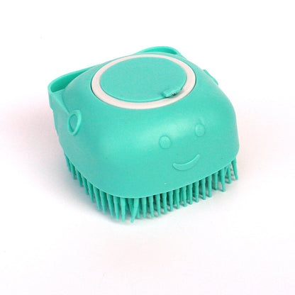 Silicone Dog Bath Massage Gloves Brush Pet Cat Bathroom Cleaning Tool Comb Brush For Dog Can Pour Shampoo Dog Grooming Supplies - Palooza Pets