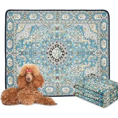Qeils Washable Pee Pads For Dogs, 2 Pack Reusable Puppy Pads 36x41  Super Absorbent Leakproof Dog Training Pads, Non-Slip Potty Pads For Floor, Crate, Couch, Whelping Pads Litter Mat Pet Supplies - Palooza Pets