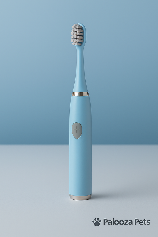 Electric Pet Toothbrush – Soft DuPont Bristles, Portable & Waterproof IPX7, Smart Deep Cleaning for Dogs & Cats