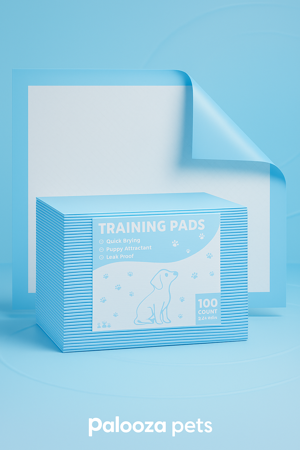 Puppy Pads, Leak-proof Quick-drying Disposable Dog Pads, Absorbent Dog Pee Pads - Palooza Pets