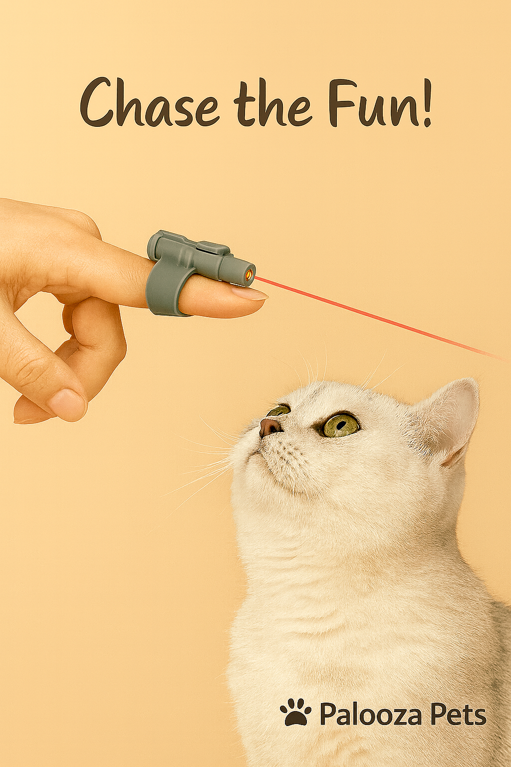Portable Mini Laser Cat Toy – Finger Sleeve Design for Fun, Interactive Play - Palooza Pets