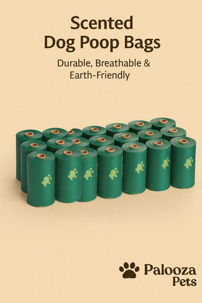 Thick Dog Poop Waste Bags Refill Rolls 270PCS Lavender Scented Biodegradable