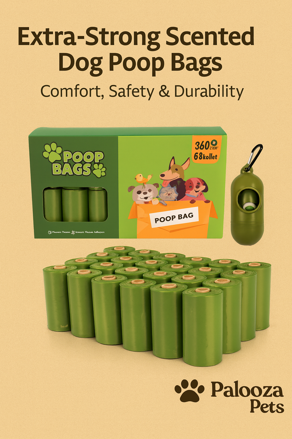 Poop Bags For Dog Waste Bags - Palooza Pets