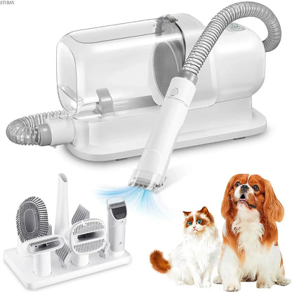 Dog Grooming Vacuum & Pet Grooming Kit with 2.3L Capacity Larger Pet Hair Dust Cup Dog Brush Vacuum for Pet Hair Vacuum Cleaner - Palooza Pets