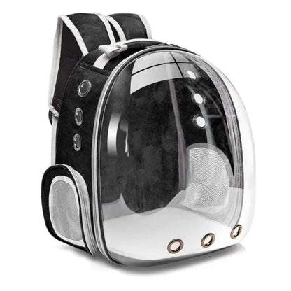 Cat Pet Carrier Backpack Transparent Capsule Bubble Pet Backpack Small Animal Puppy Kitty Bird Breathable Pet Carrier for Travel - Palooza Pets