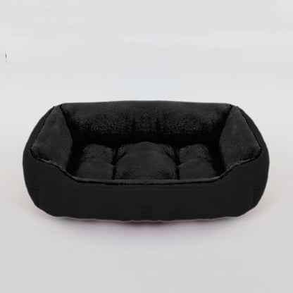 Bed for Dog Cat Pet Square Plush Kennel Medium Small Dog Sofa Bed Cushion Pet Calming Dog Bed House Pet Supplies Winter