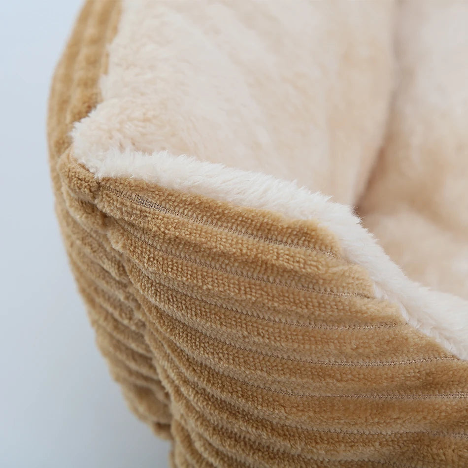 Bed for Dog Cat Pet Square Plush Kennel Medium Small Dog Sofa Bed Cushion Pet Calming Dog Bed House Pet Supplies Winter